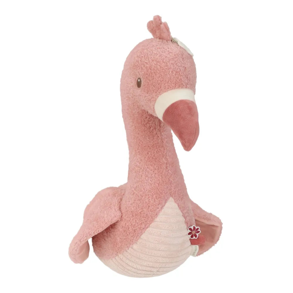 Peluche Fenicottero da Parete Safari Friends Little Dutch