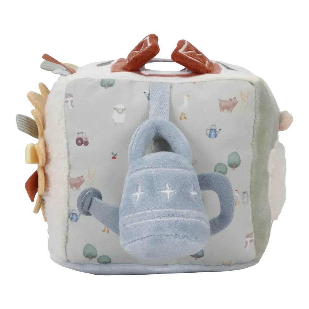 Cubo Morbido Little Dutch Little Farm lato con annaffiatoio