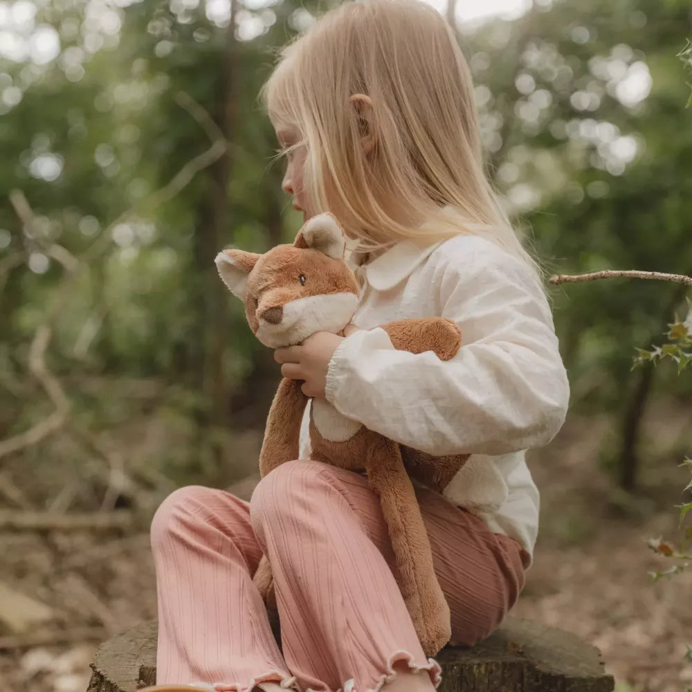 Bambina stringe il Peluche Volpe Little Dutch 34 cm