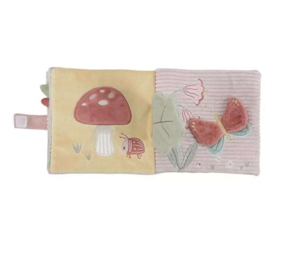 Libro in Stoffa Fairy Garden Little Dutch Pagine con Funghi e Farfalle