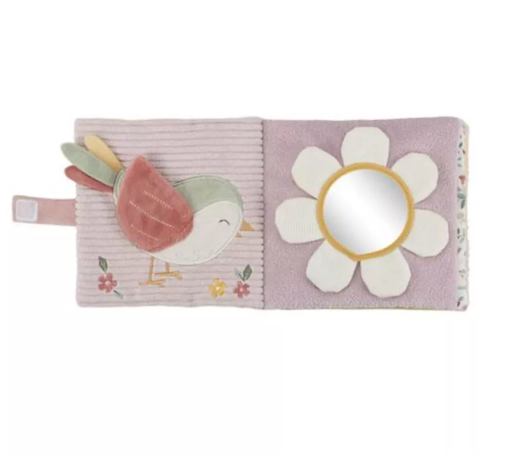 Libro in Stoffa Fairy Garden Little Dutch Pagine con Specchio e Uccellino