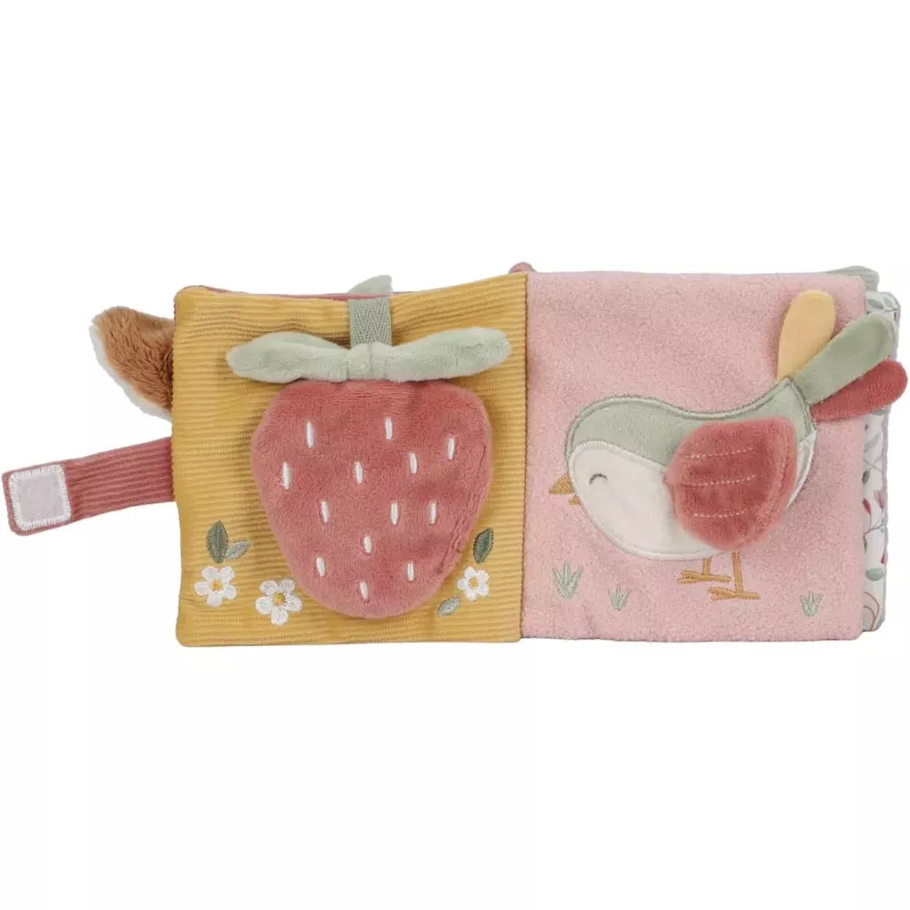 Libricino Attività Fairy Garden pagine con fragola e uccellino