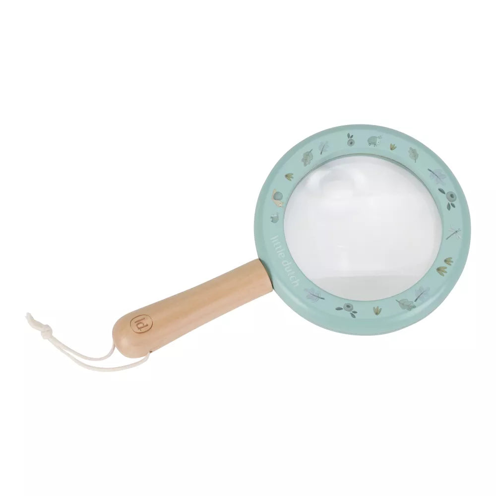 Lente d'Ingrandimento in Legno Little Dutch Forest Friends sdraiata