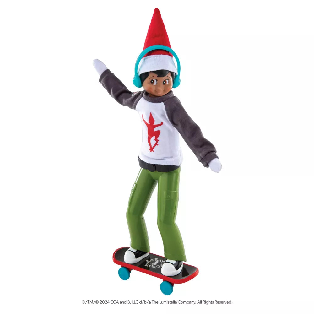 Elfo indossa il Set Skateboard The Elf on the Shelf