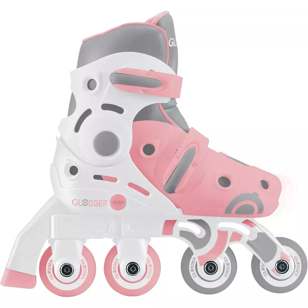 Pattini Evolutivi Globber Rosa Pastello lato