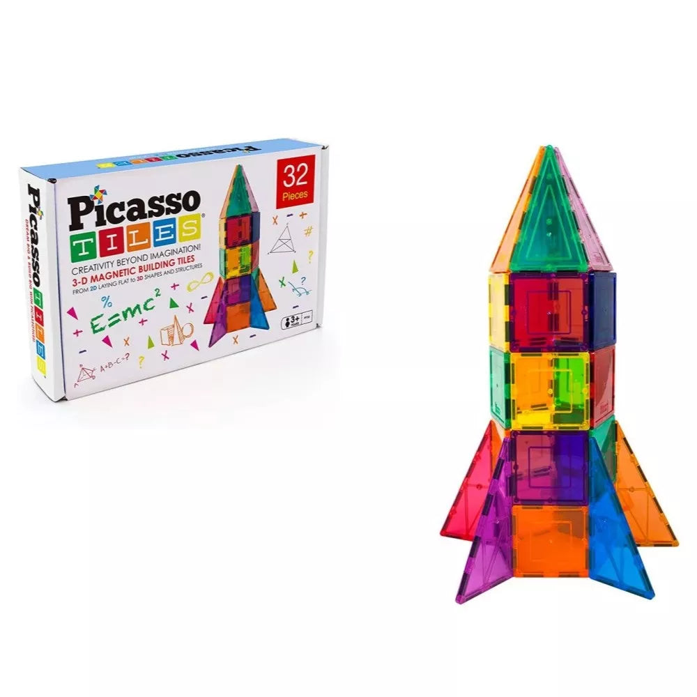 Esempio con Confezione del Set 32 Magneti Razzo Picasso Tiles