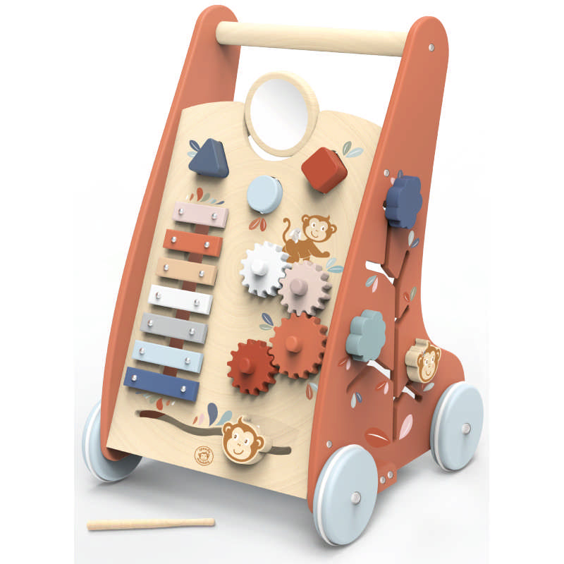 Carrellino Primi Passi Multiattività Speedy Monkey Lato