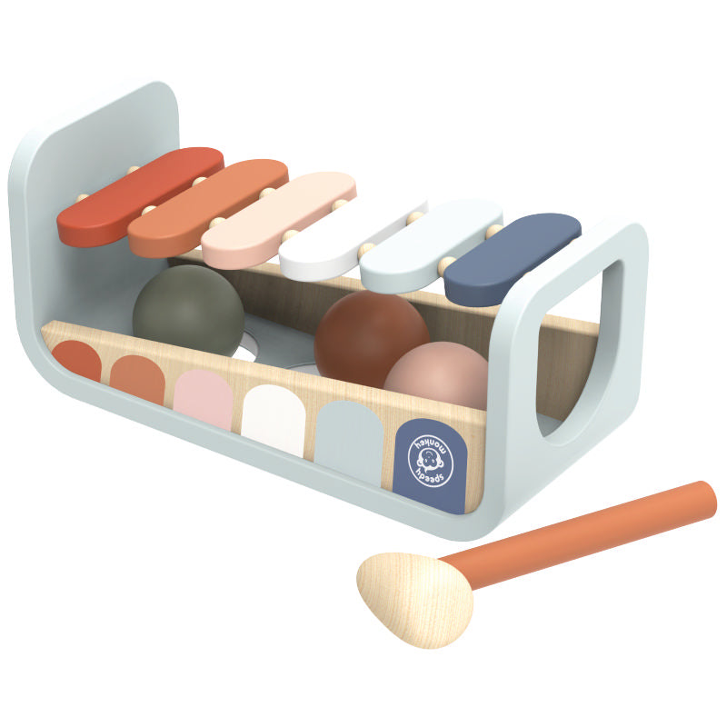 Xilofono 2 in 1 in Legno Speedy Monkey Ribaltato