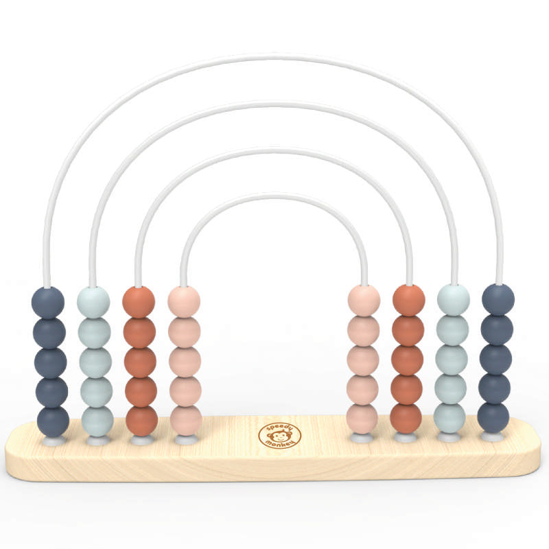 Abaco Arcobaleno in Legno Speedy Monkey