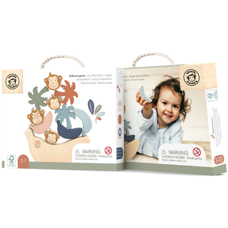 Gioco di Equilibrio Scimmiette Speedy Monkey Confezione