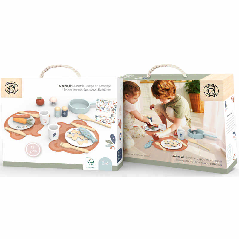 Set da Pranzo Speedy Monkey Confezione