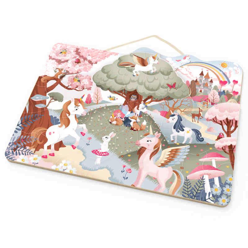 Puzzle Magnetico Unicorni 48 pz. Speedy Monkey esempio