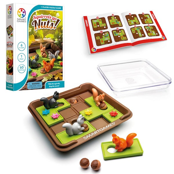 Contenuto di Squirrels Go Nuts Smart Games