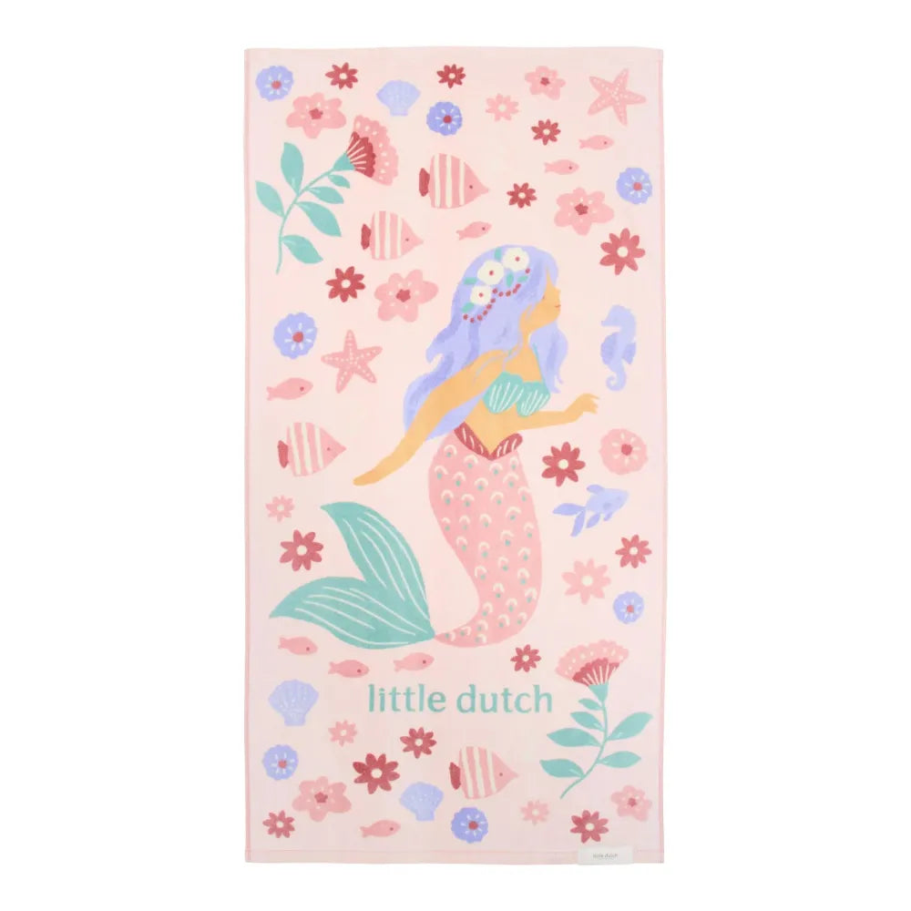 Telo Mare per Bambini Little Dutch Dreamy Mermaid