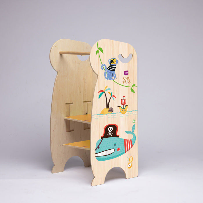 ts14 1 torre montessori tuco in legno pirati