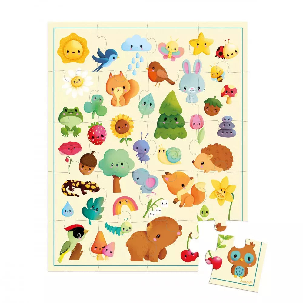 Puzzle Immagini della Natura 20 pezzi Janod