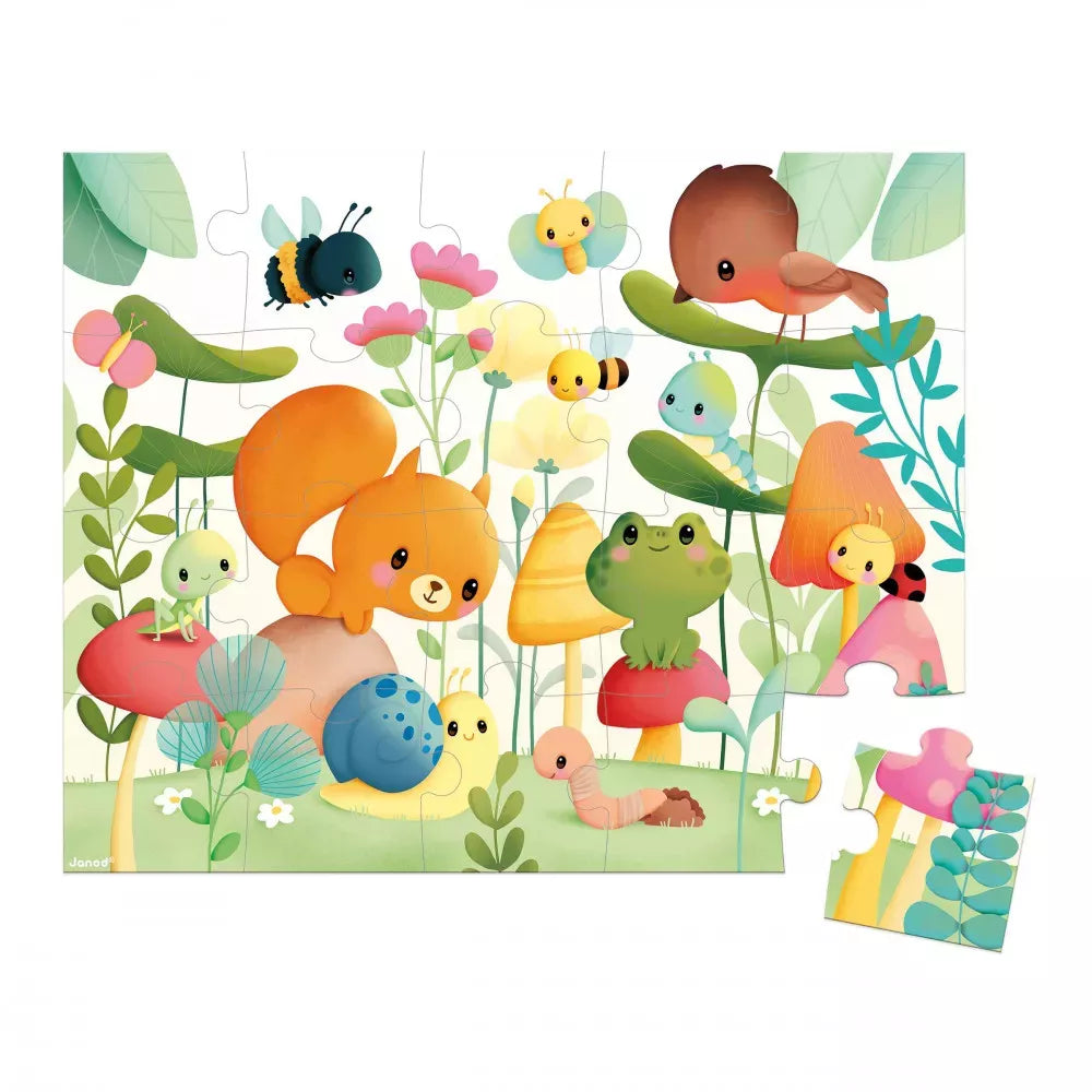 Puzzle Gli Amici del Giardino 20 pezzi Janod