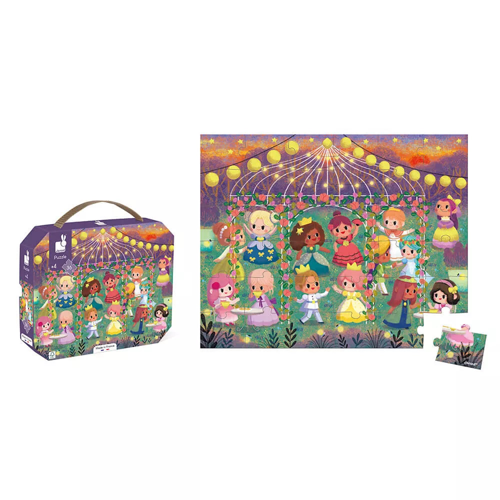 Puzzle Principesse 36 Pezzi Janod con valigetta