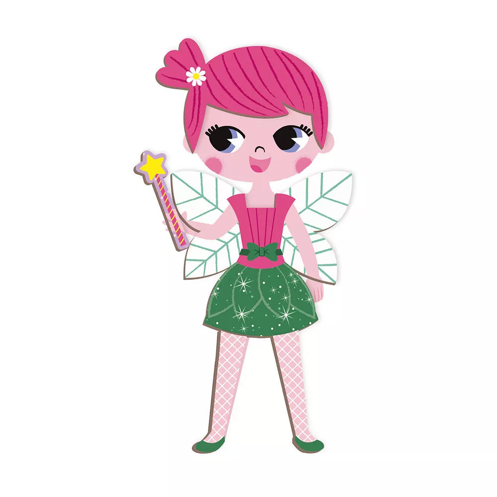 Soggetto d'esempio del Libro Magnetico Costumi Ragazze Janod