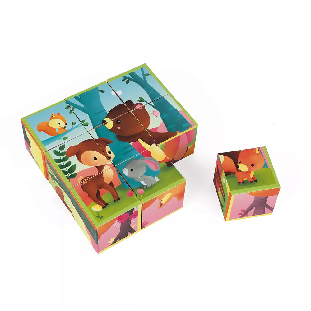 KubKid Puzzle a Blocchi Foresta Janod