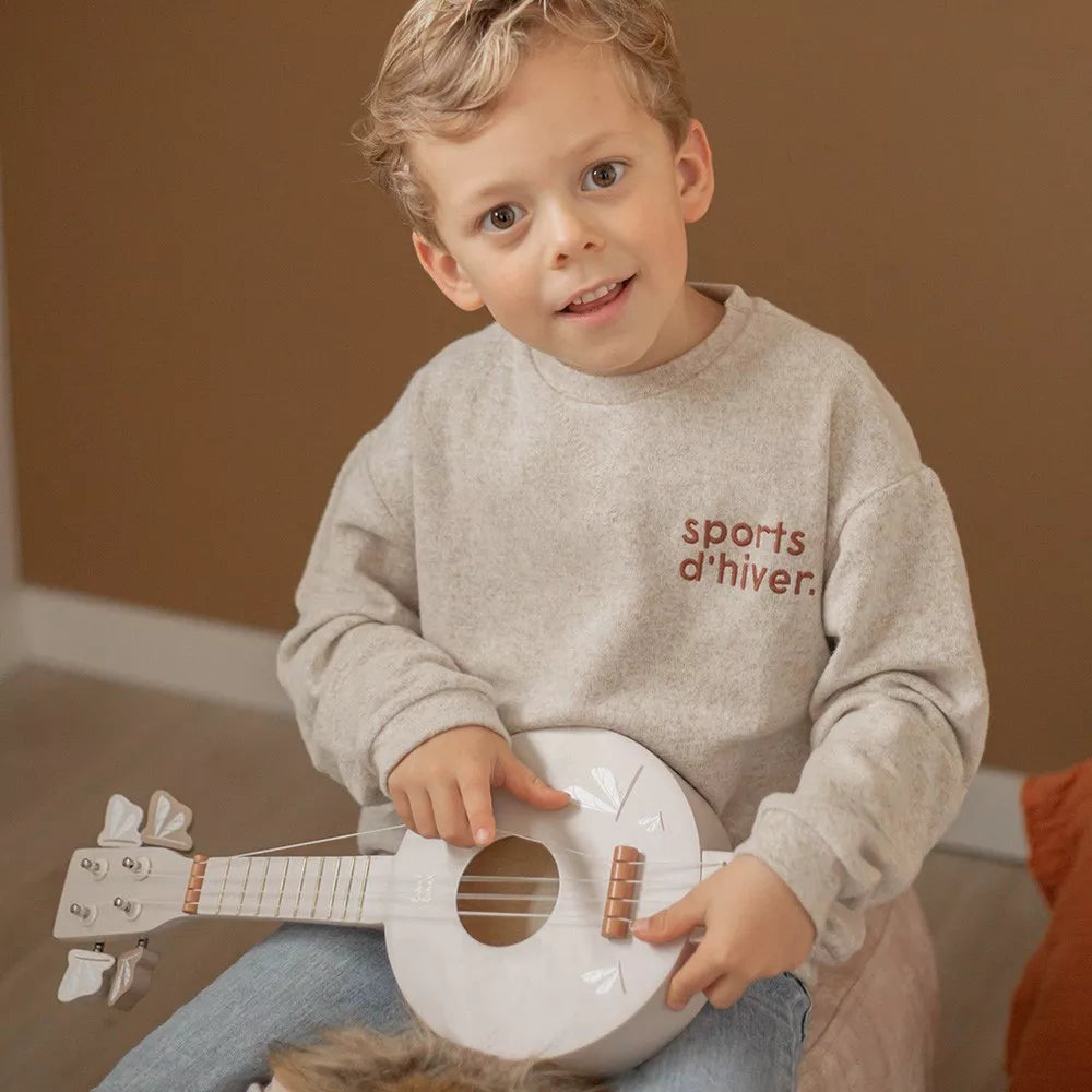 Esempio Banjo in Legno per Bambini Label Label nocciola