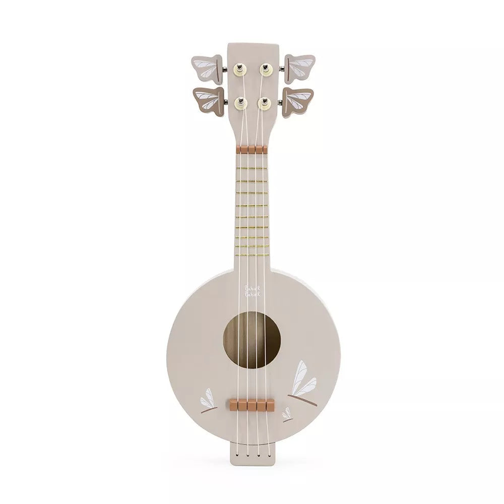 Banjo in Legno per Bambini Label Label nocciola
