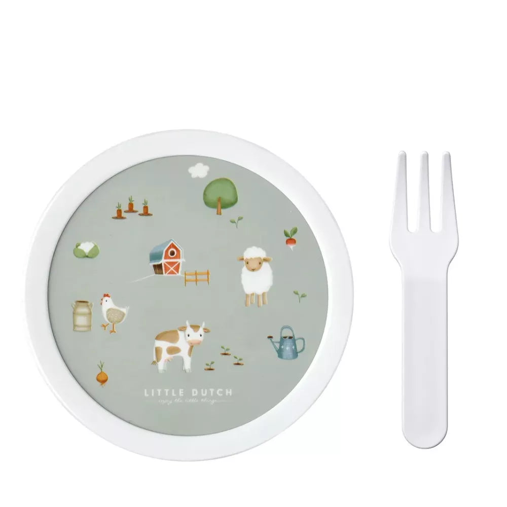 Porta Frutta Little Dutch Little Farm con forchetta inclusa