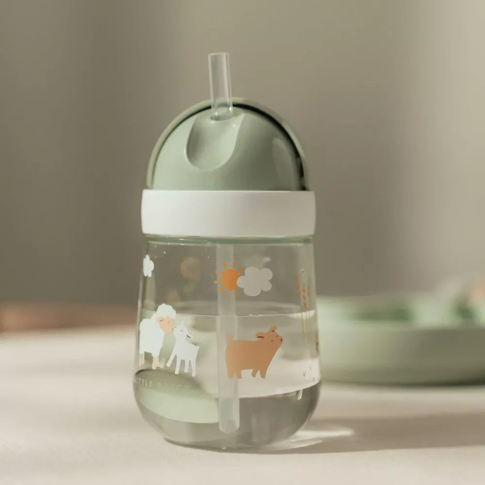 Esempio Prima Borraccia con Cannuccia Little Dutch Little Farm