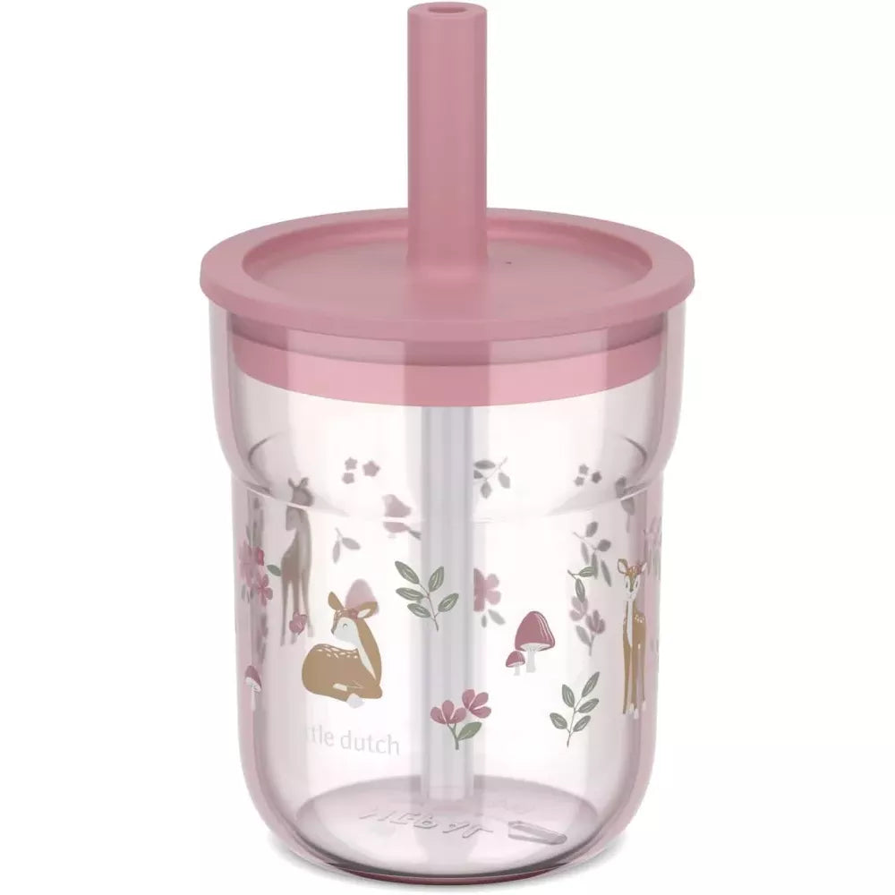 Bicchiere con Cannuccia Little Dutch Fairy Garden