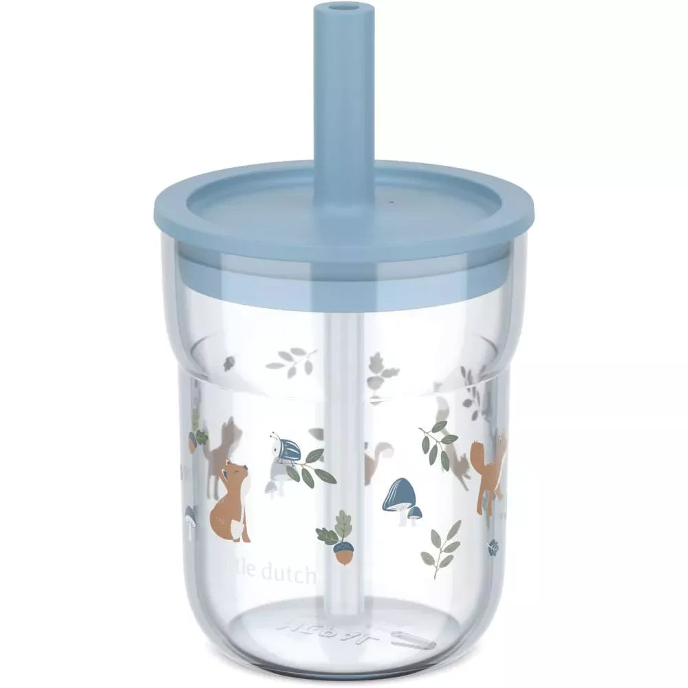 Bicchiere con Cannuccia Little Dutch Forest Friends
