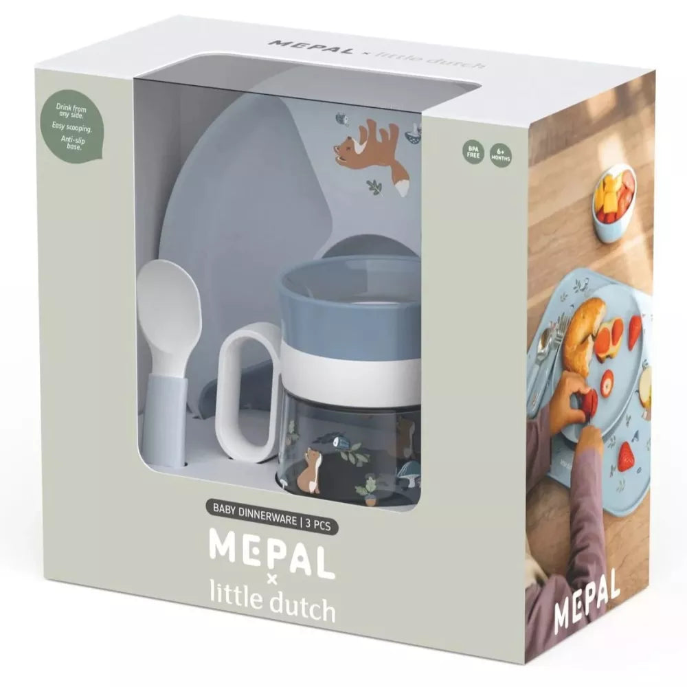 Confezione del Set Pappa 6 Mesi Little Dutch Forest Friends
