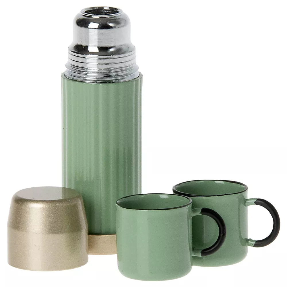 Thermos con Tazze Menta Topo Maileg