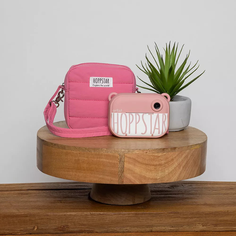 Fotocamera Artist Hoppstar Blush con borsa