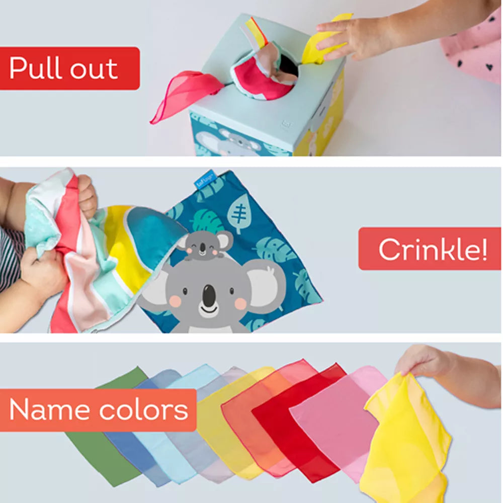 Contenuto della Scatola di Fazzoletti Kimmy Koala Taf Toys