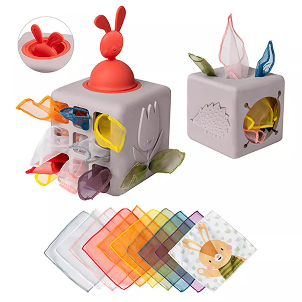 Dettagli della Scatola di Fazzoletti Pop Up Taf Toys
