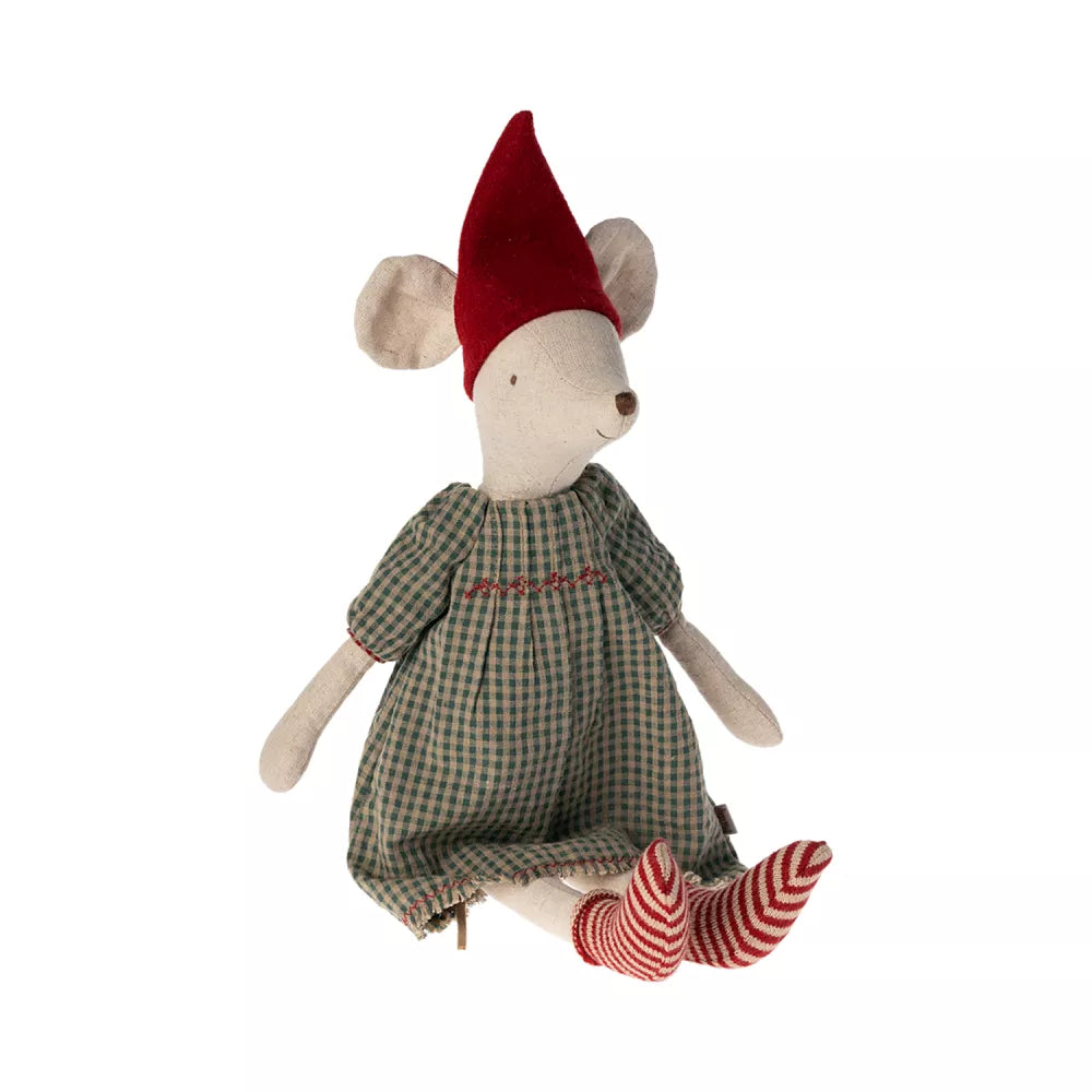 Topina Natalizia Maileg Media seduta