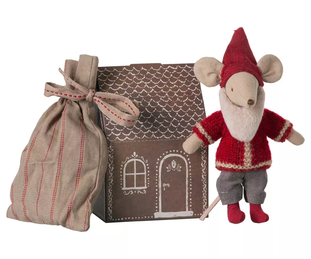Topo Babbo Natale Maileg con tutti gli accessori inclusi