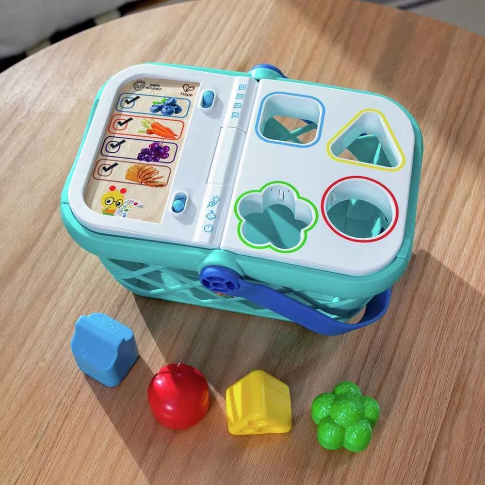 Cestino della Spesa con Tocco Magico Hape visto dall'alto