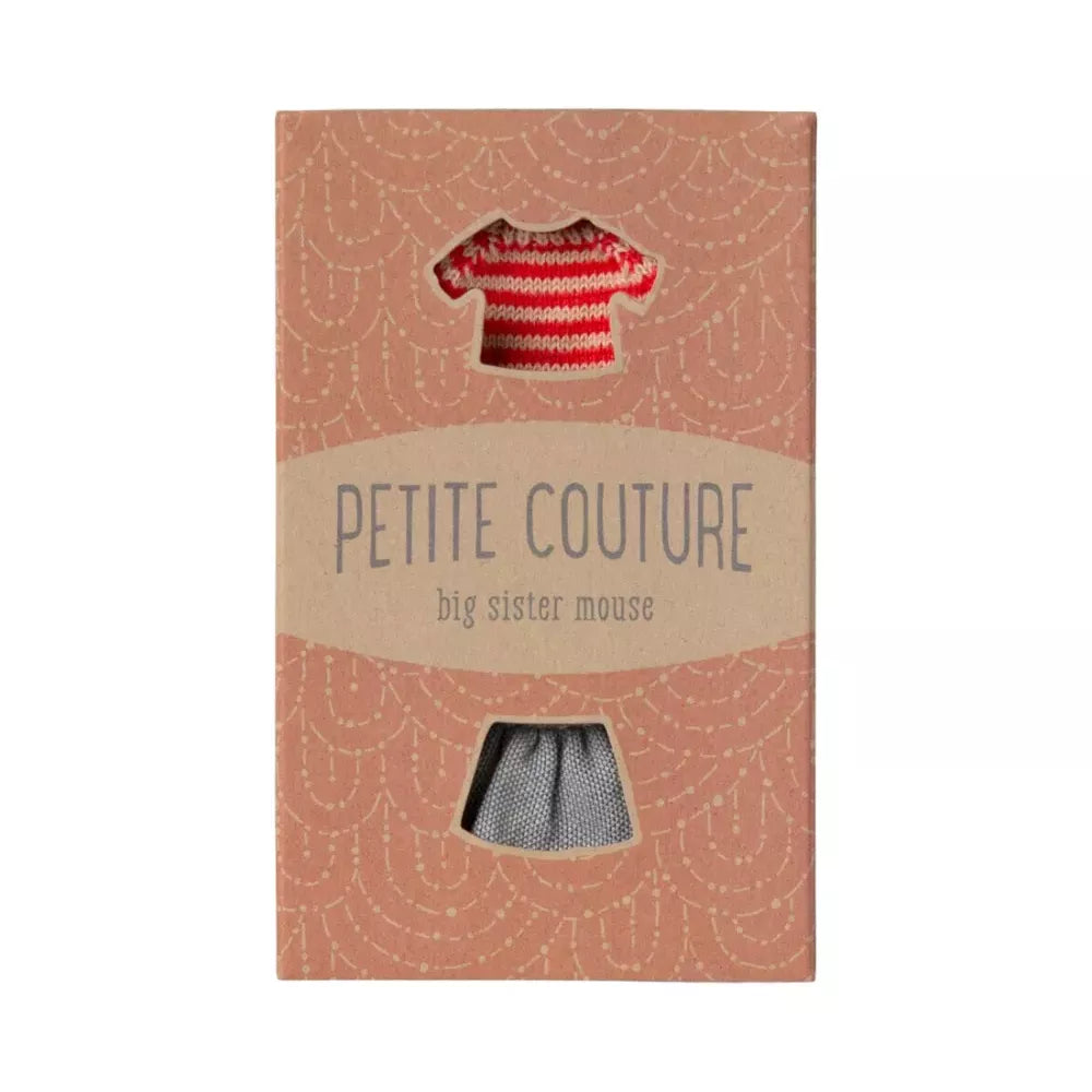 Confezione Maglione e Gonna per Sorella Maggiore Topo Maileg