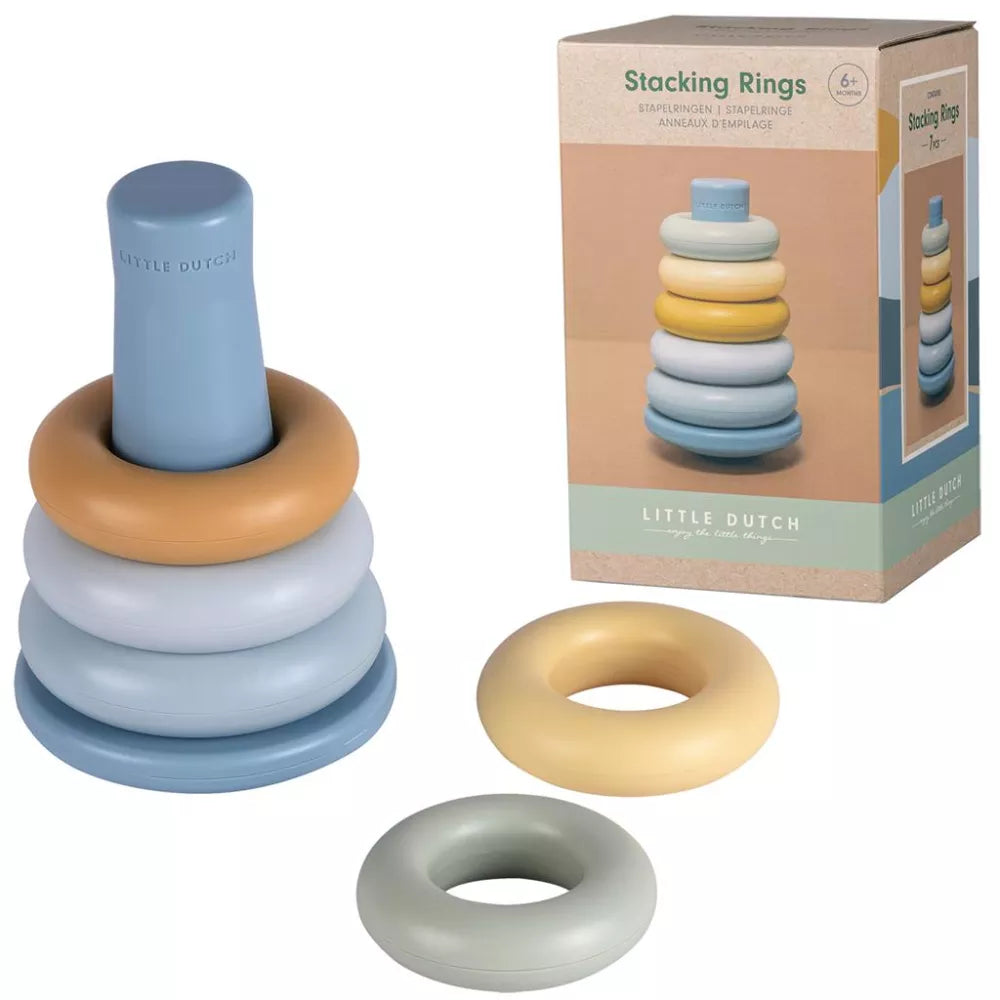 Impilabile in Plastica Blu Little Dutch con confezione