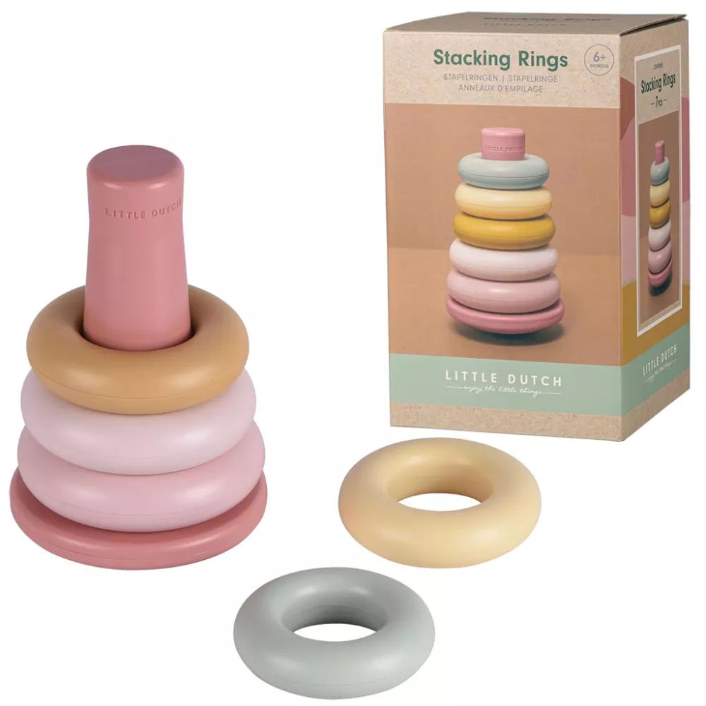 Impilabile in Plastica Rosa Little Dutch con confezione