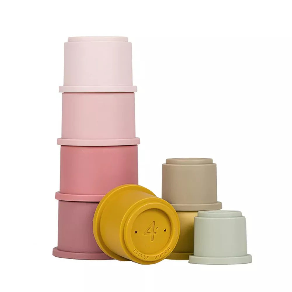 Tazze Impilabili Rosa Little Dutch