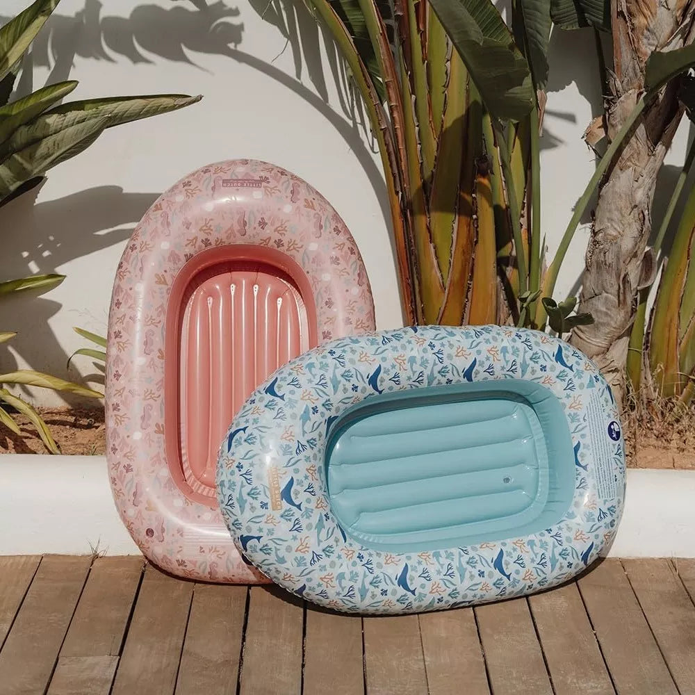 Barchetta Gonfiabile Blu Little Dutch con barchetta Rosa