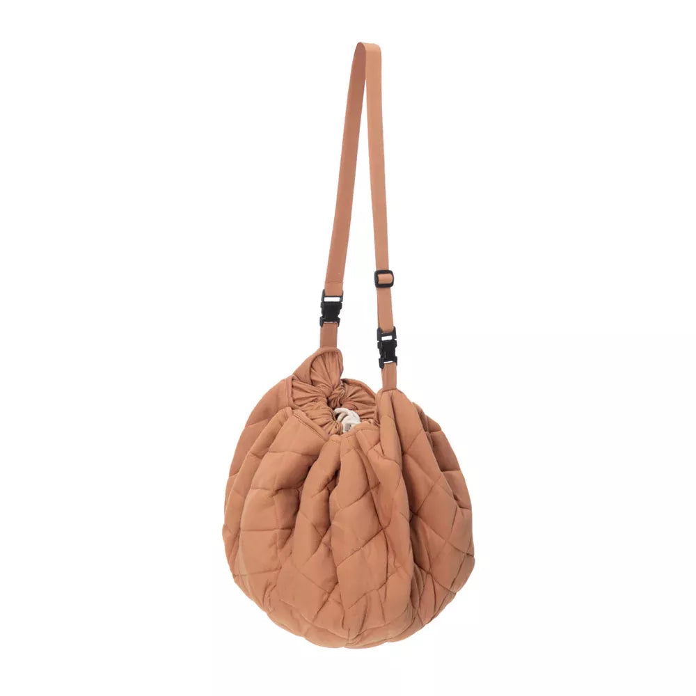 Tappeto Gioco Organic Soft Play&Go Tawny Brown chiuso