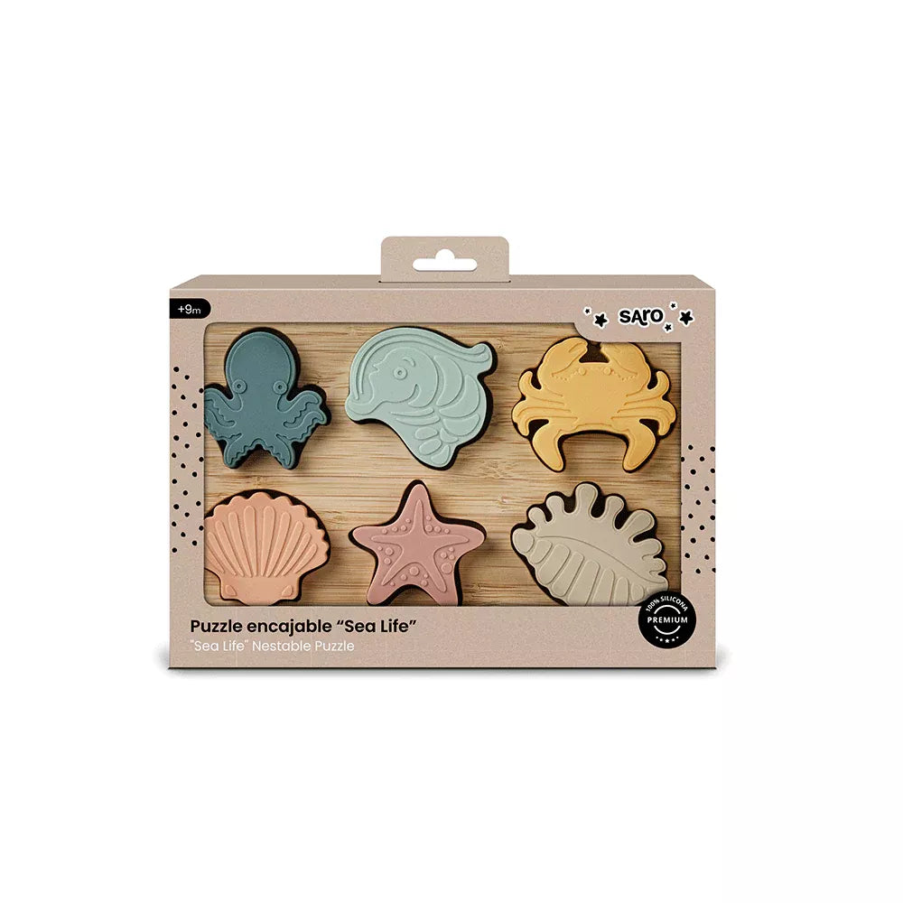 Confezione Puzzle a Incastro Sea Life Saro