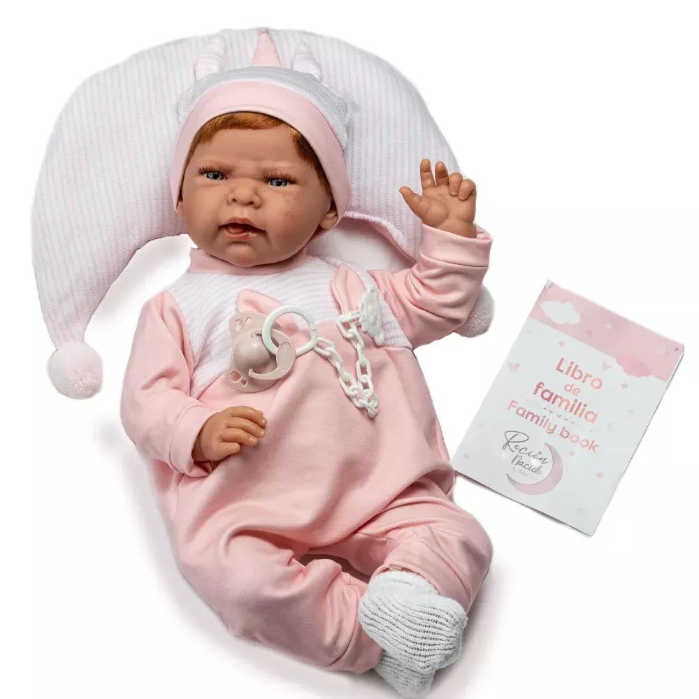 Bambola Tuta Rosa con Cuscino Antonio Juan