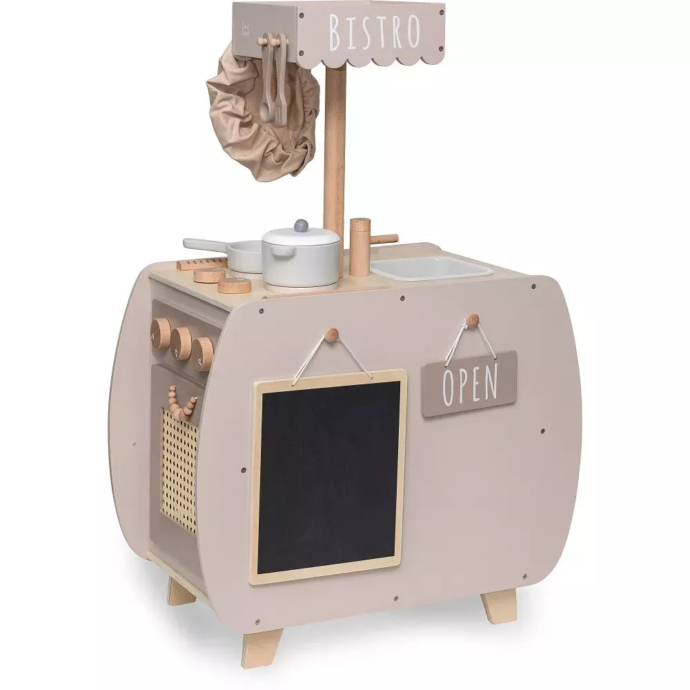 Cucina Bistrot in Legno Label Label Nocciola Retro