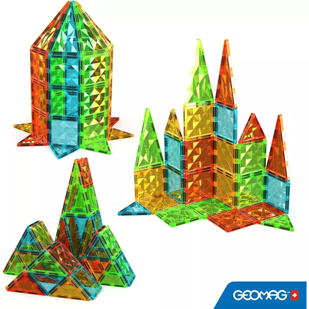 Esempi di costruzione con il Set 60 Tessere Magnetic Tiles Geomag