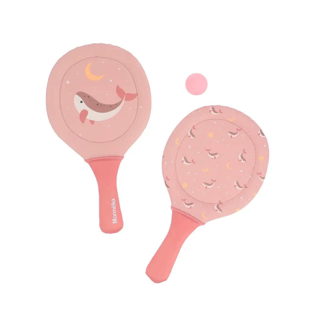 Racchette in Neoprene per Bambini Monneka Balena Rosa