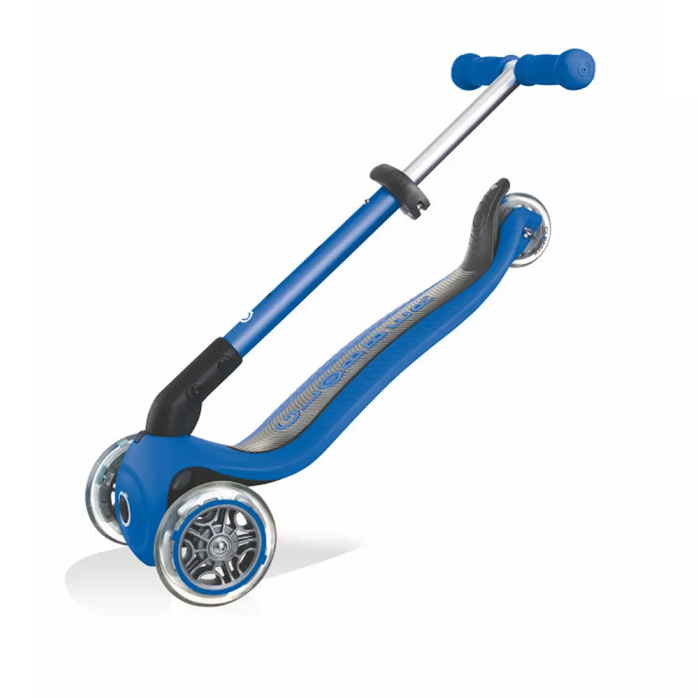 Monopattino Junior Foldable Globber Blu chiuso